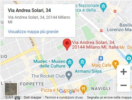 Mappa Tabaccheria PIM'S VIA SOLARI 34